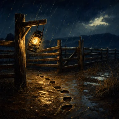 Rain on the Corral